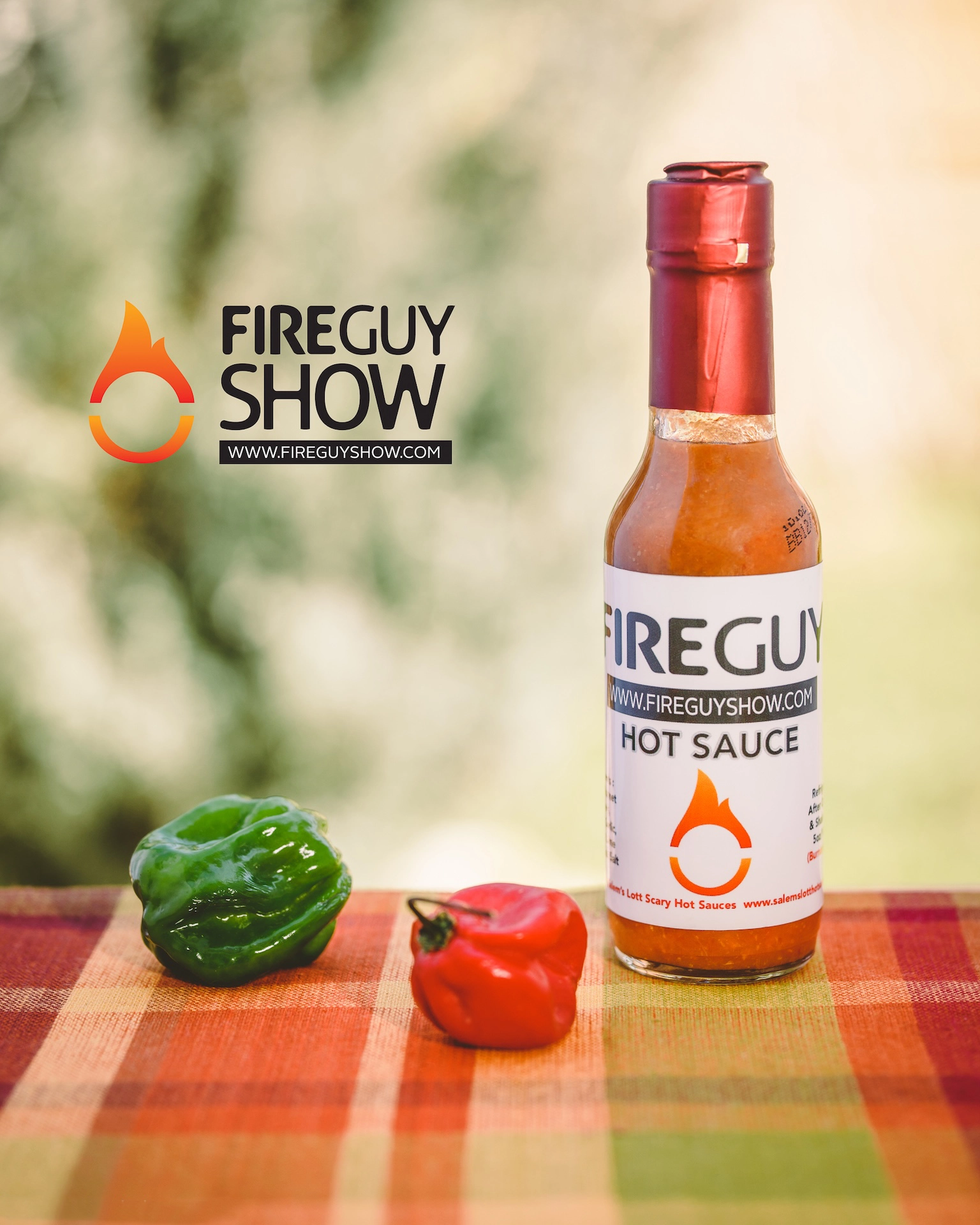 Fire Guy Show – Hot Sauce Product Branding Shoot