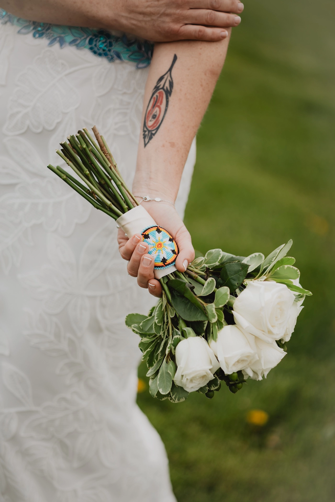 native-bride-with-bouquet