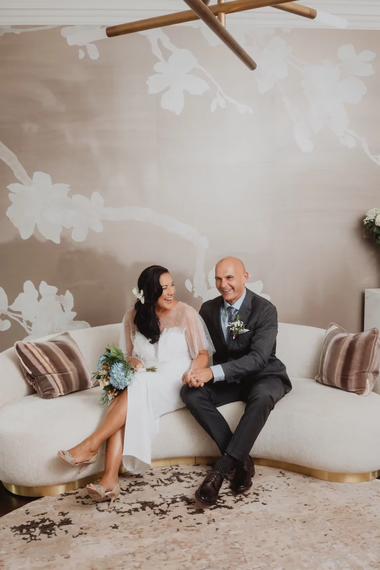 Luxary wedding at the Sarah St.Amand design house.