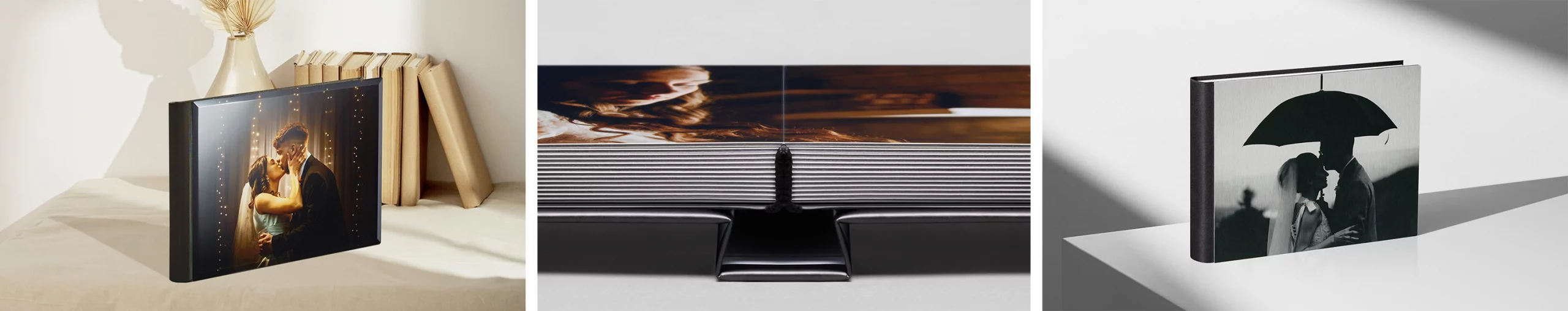 Brantford wedding photographer provides luxury albums.